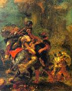 Eugene Delacroix The Abduction of Rebecca USA oil painting reproduction